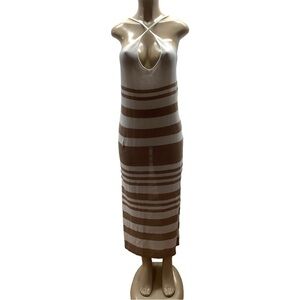 Cha Cha Striped Side Slit marked size 3X but would fit an extra large. New